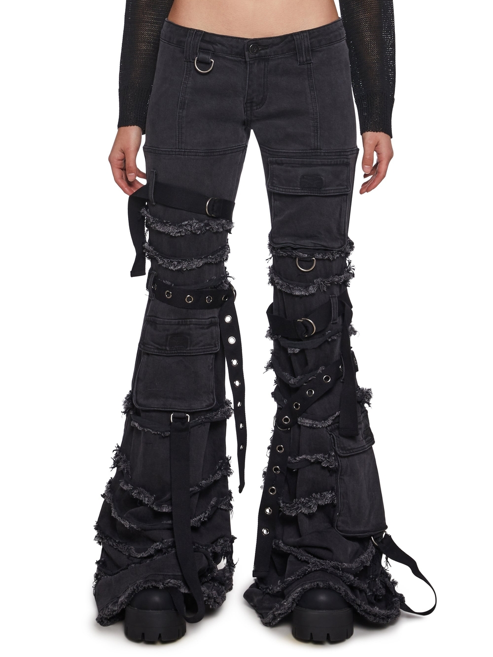 DARKER WAVS Warp Strappy Cargo Pants